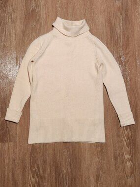 Aritzia Babaton Nicolas Turtleneck Sweater, White - Size XXS